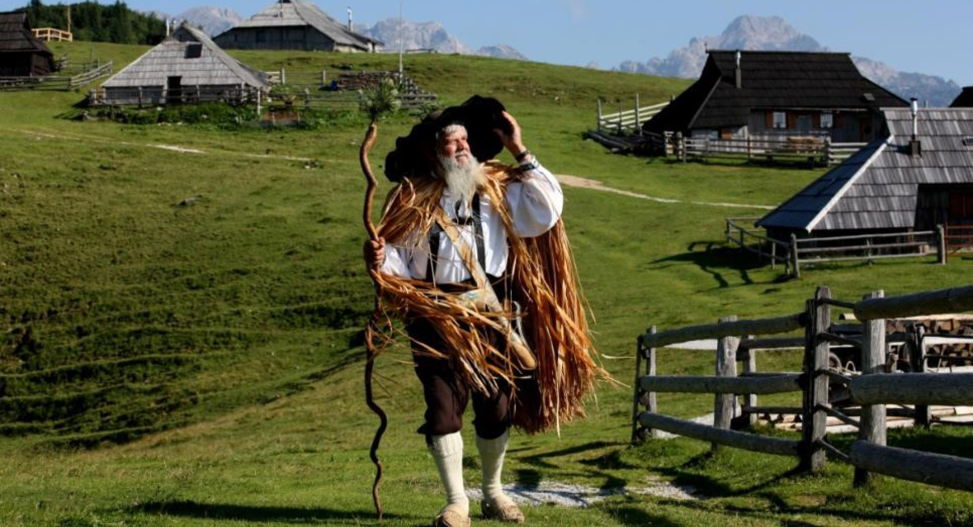 Velika planina high mountain plateau