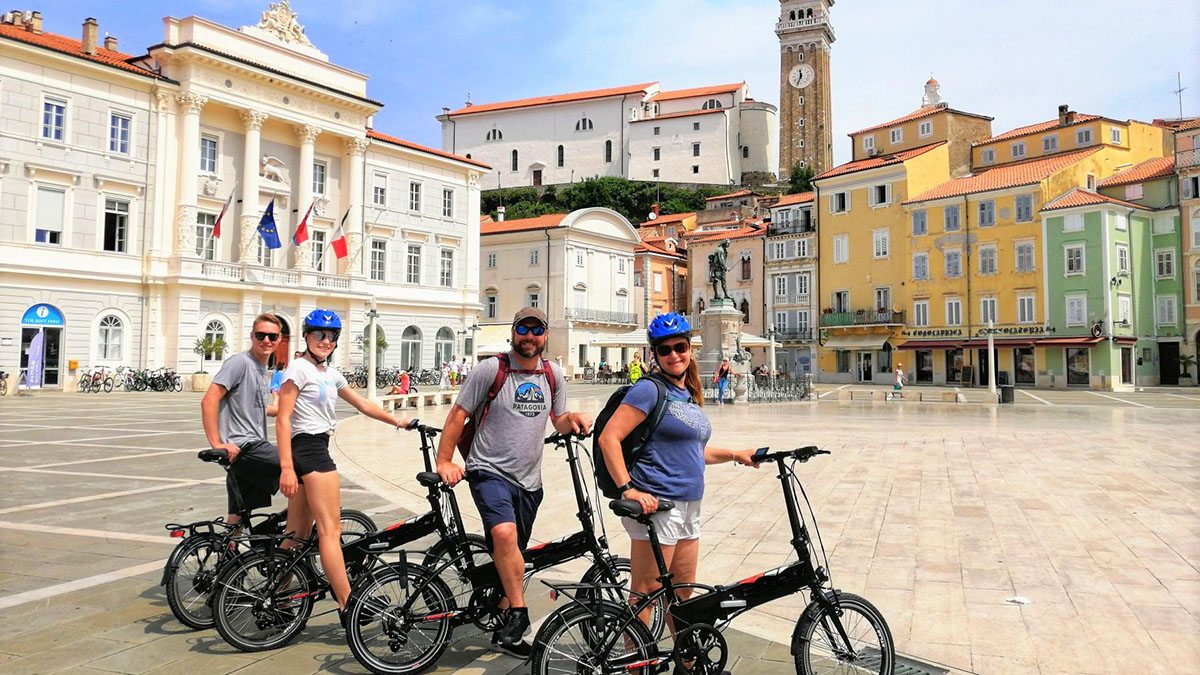 piran cycling slovenian wander