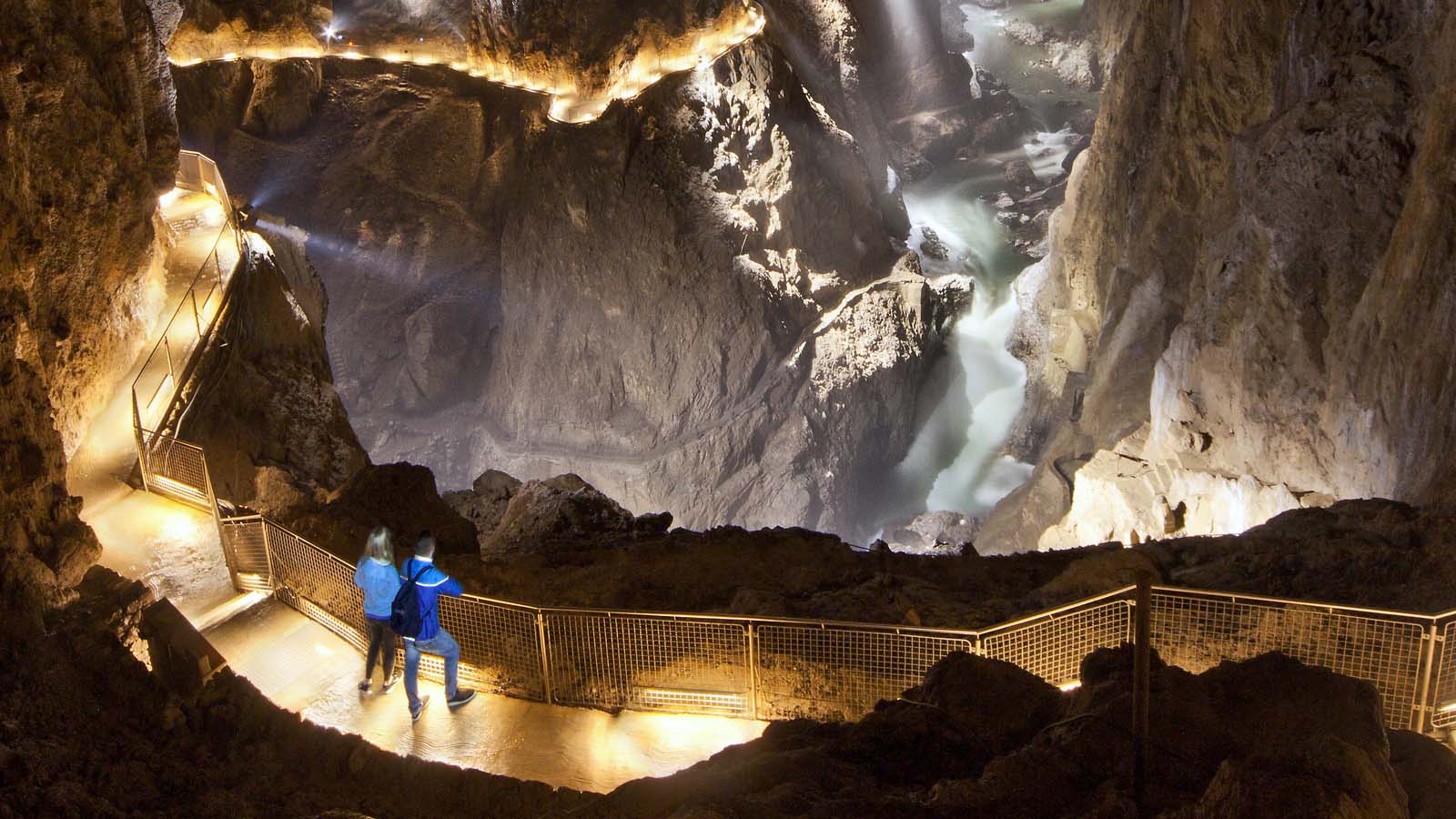 skocjan caves river reka jost gantar