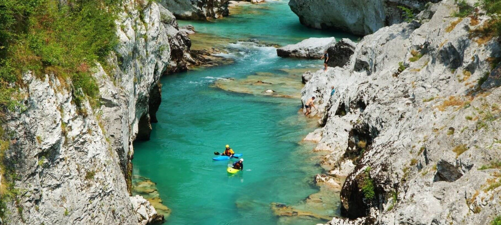 soca river and kayak shutterstock
