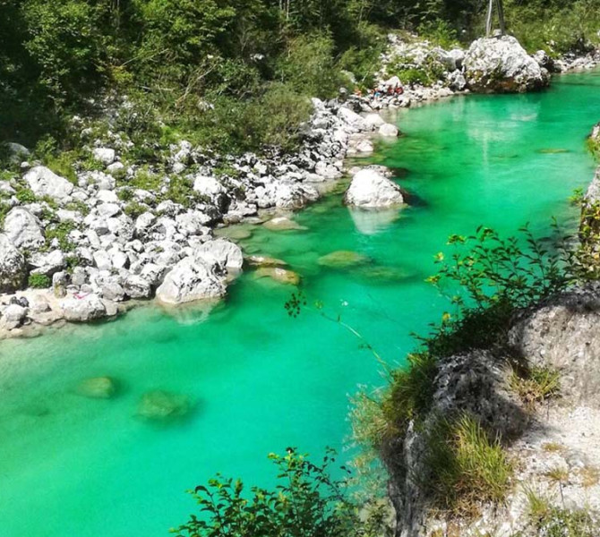 The emerald river Soča.