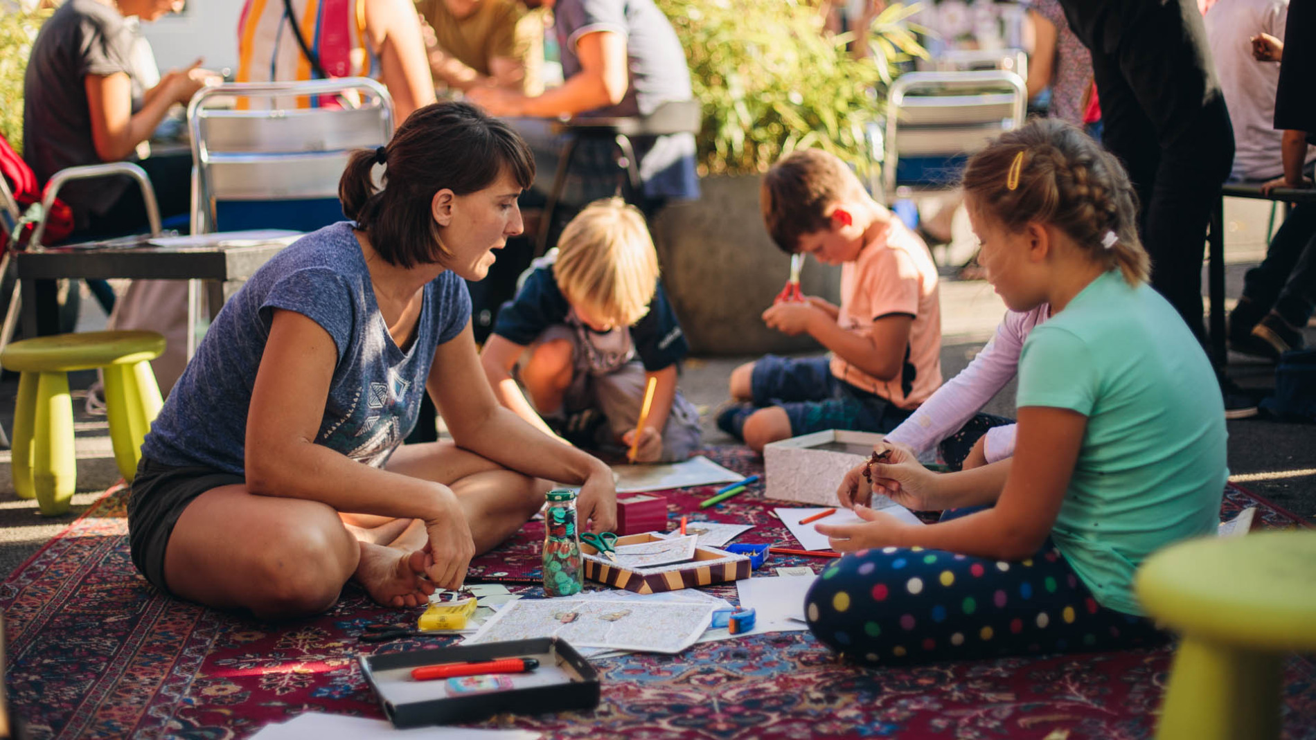 Creative workshops for children.