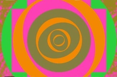 A graphic with oval shapes in vivid colours.